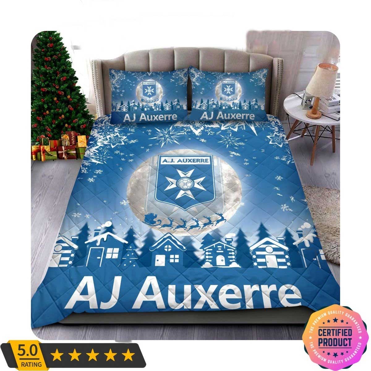 AJ Auxerre Logo Xmas Bedding Set