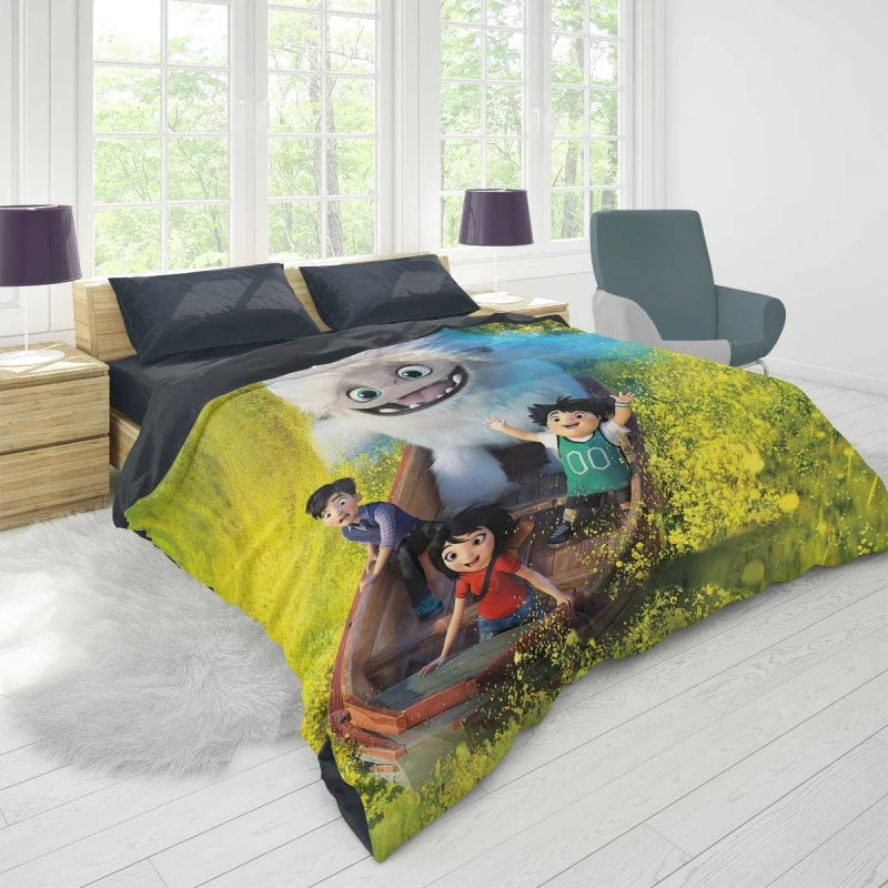 Abominable Movie Everest Humming Yi Jin and Peng Duvet Cover