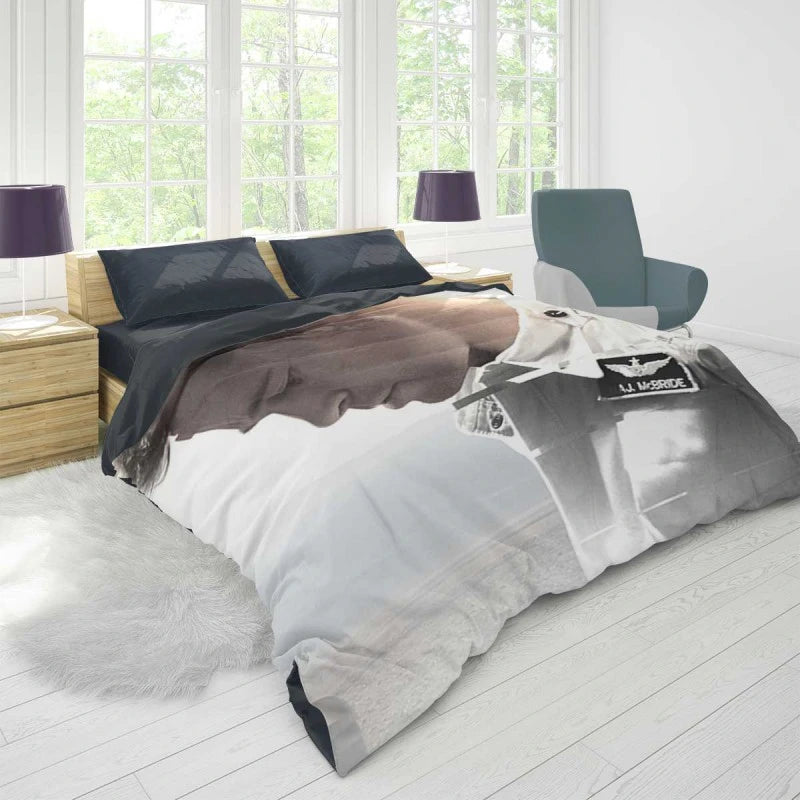 Ad Astra Movie Brad Pitt Roy McBride Duvet Cover