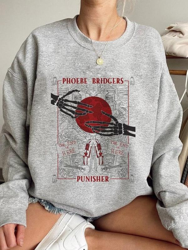 Aesthetic The end is here Phoebe Bridgers aesthetic inspired Sweatshirt, Phoebe Bridgers Sweatshirt