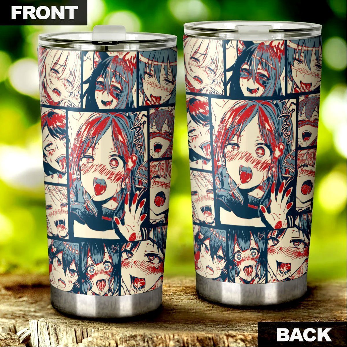 Ahegao Tumbler Cup Custom Car Interior Accessories