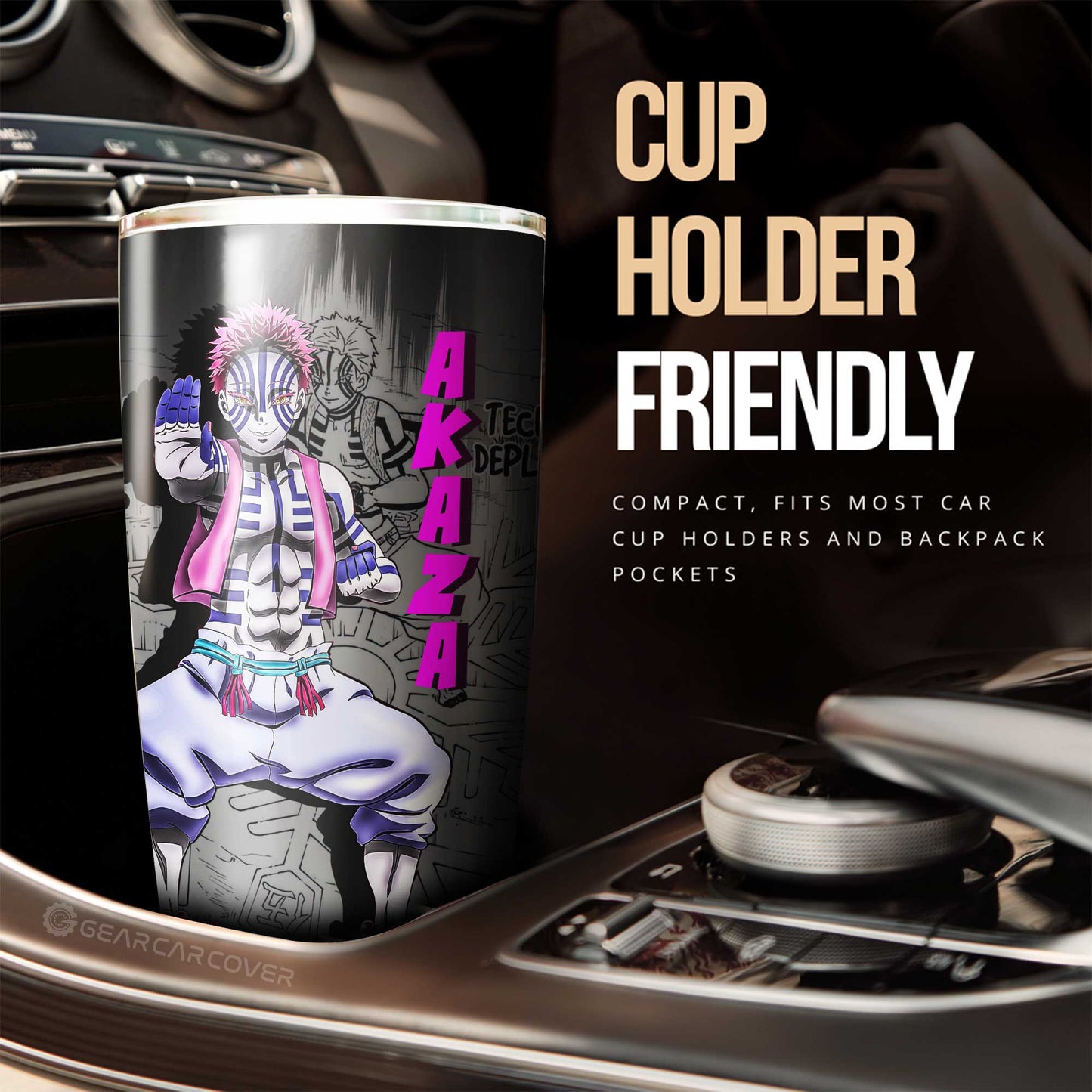 Akaza And Rengoku Tumbler Cup Custom Mix Mangas