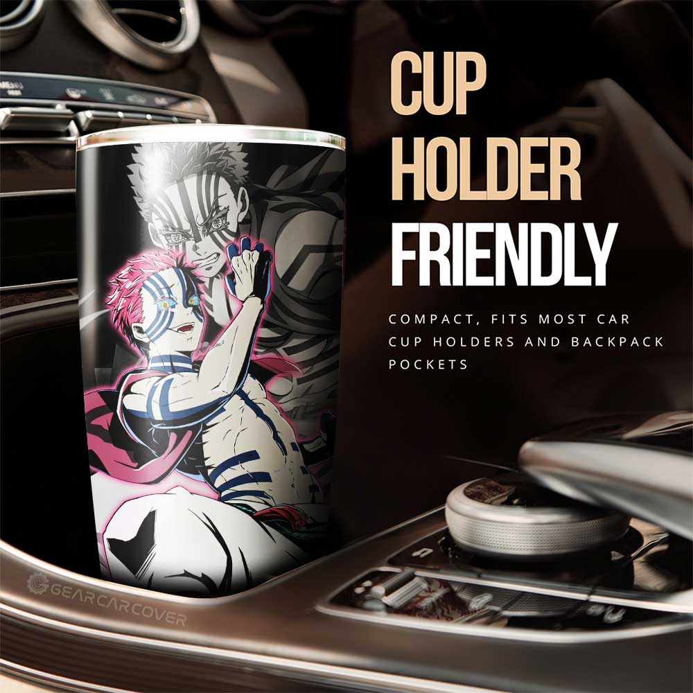 Akaza Tumbler Cup Custom Demon Slayer Anime Car Accessories