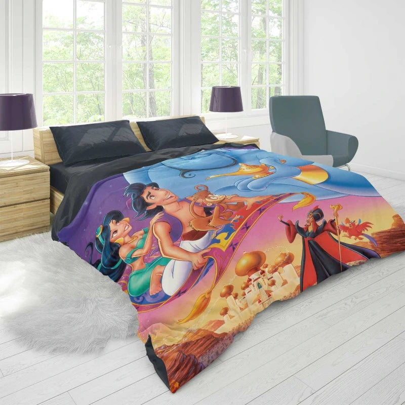 Aladdin Movie Disney Genie Princess Jasmine Duvet Cover