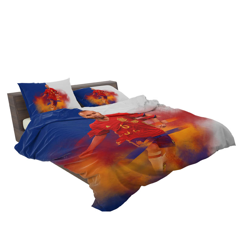 Andres Iniesta Fc Barcelona Bedding Set