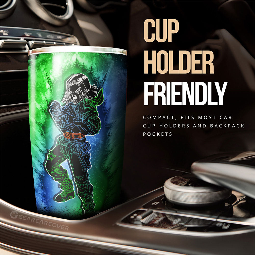 Android 17 Tumbler Cup Custom Anime Car Accessories