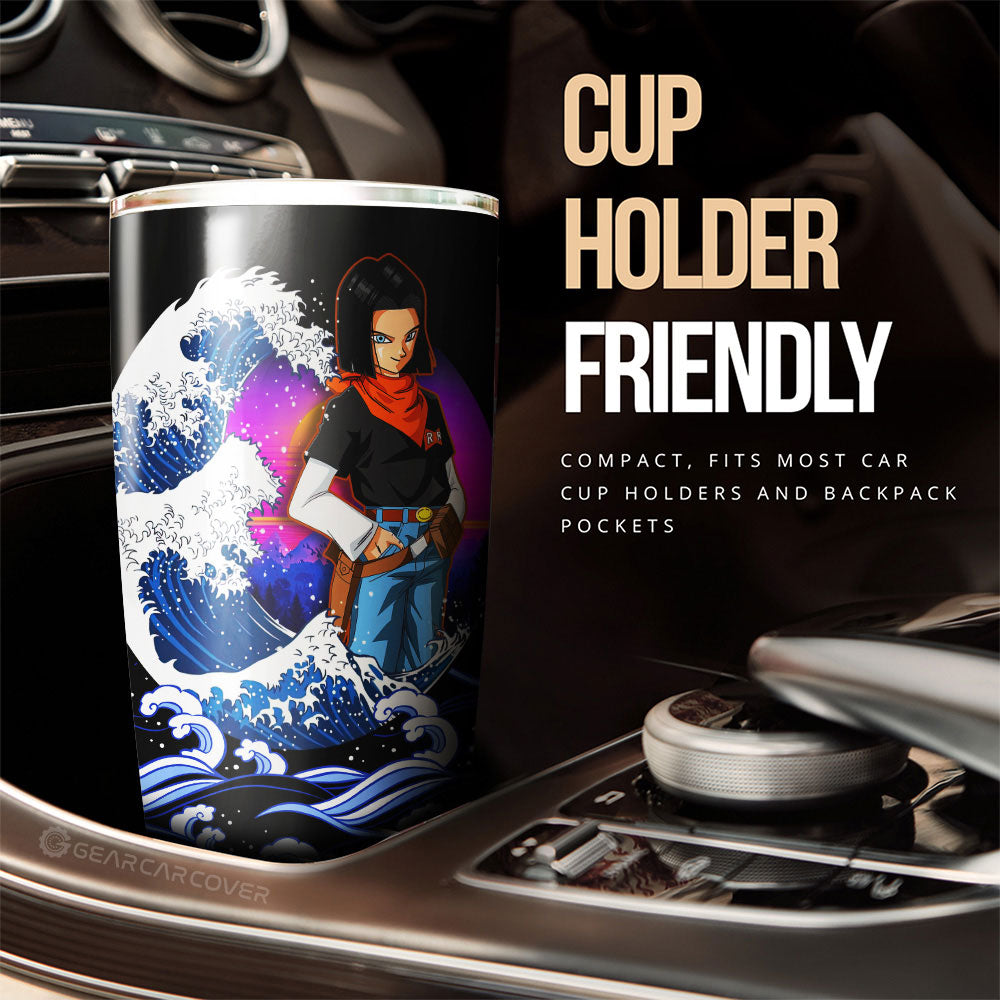 Android 17 Tumbler Cup Custom Car Interior Accessories
