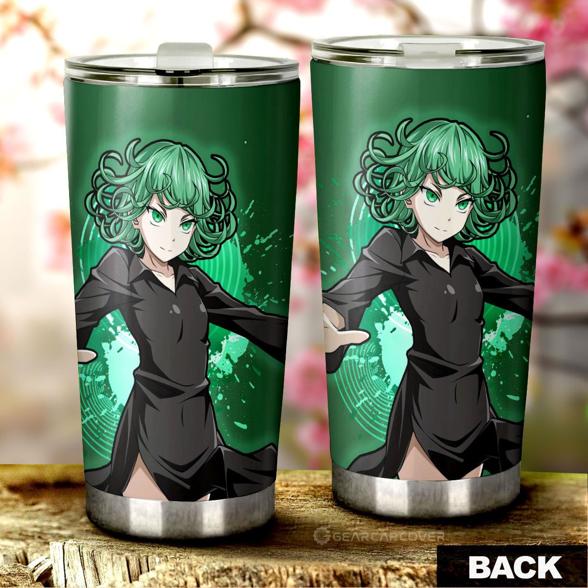 Anime Sexy Girl Tatsumaki Tumbler Cup Custom One Punch Man Anime Car Accessories
