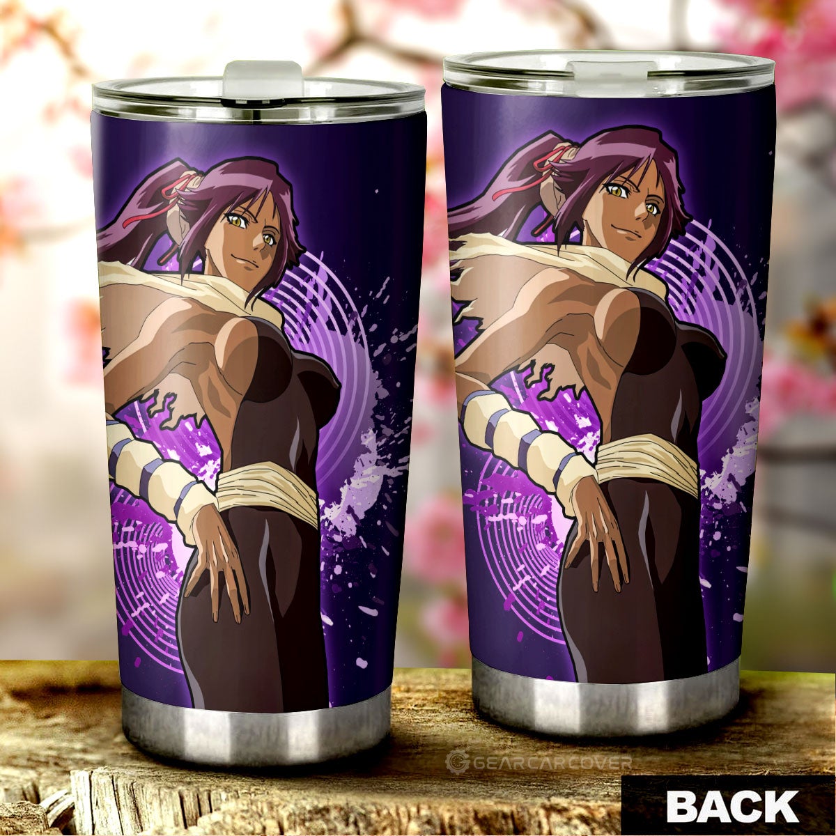 Anime Sexy Girl Yoruichi Tumbler Cup Custom Bleach Anime