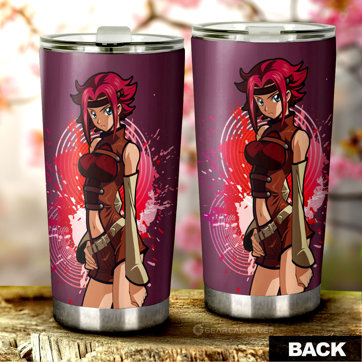 Anime Waifu Girl Kallen Kozuki Tumbler Cup Custom Code Geass Anime Car Accessories