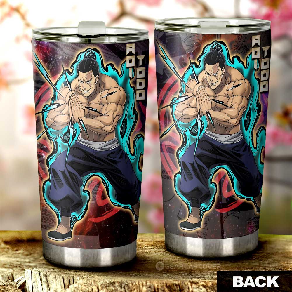 Aoi Todo Tumbler Cup Custom Galaxy Manga Style