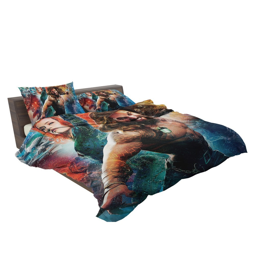Aquaman Movie Amber Heard Jason Momoa Mera DC Universe Bedding Set