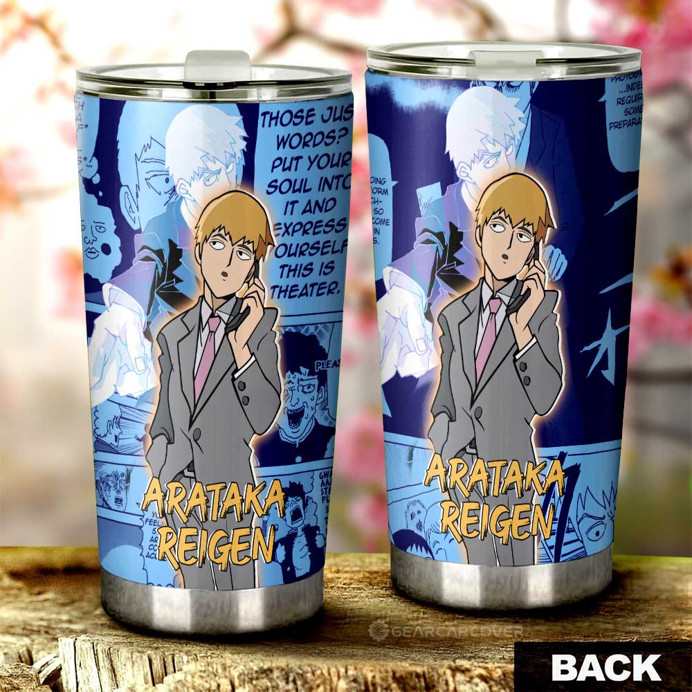 Arataka Reigen Tumbler Cup Custom Mix Manga