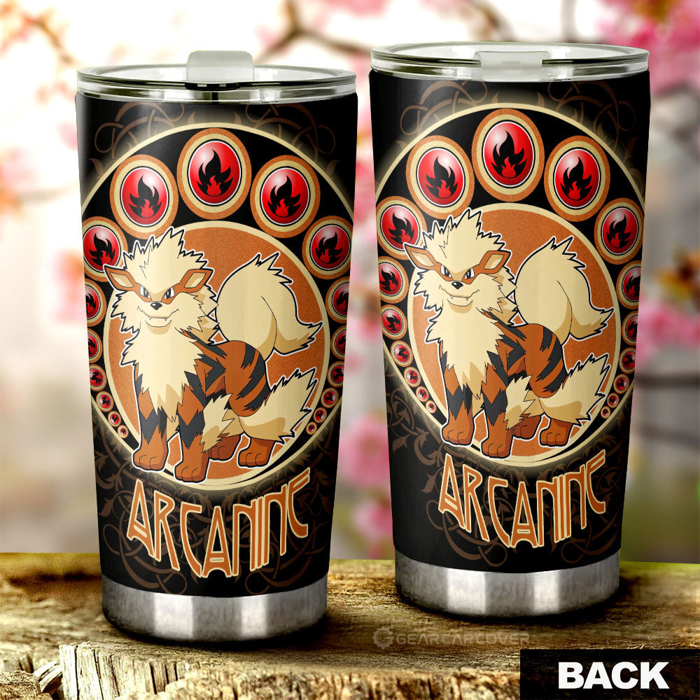 Arcanine Tumbler Cup Custom Anime
