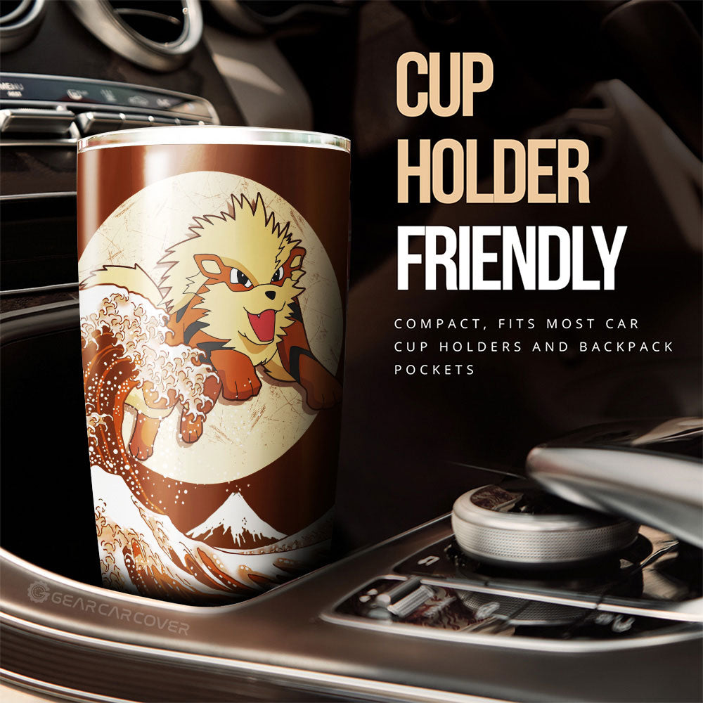Arcanine Tumbler Cup Custom Pokemon Car Accessories