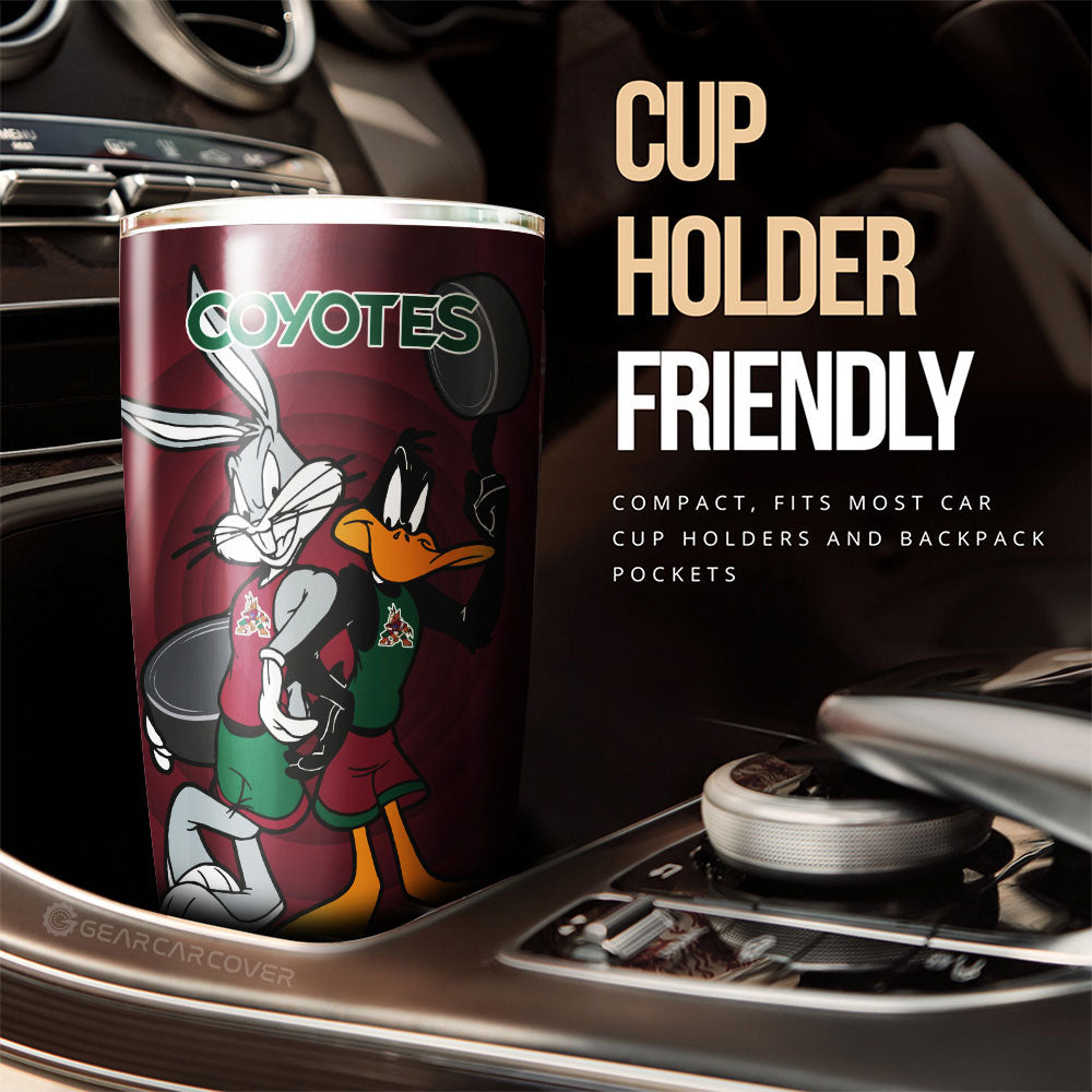Arizona Coyotes Tumbler Cup Custom Car Accessories