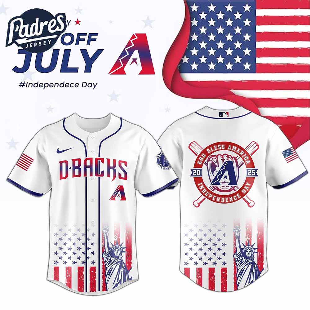 Arizona Diamondbacks Special Independence Day 2025 Baseball Jersey - Padres Jersey Oasis: Elevate Your Baseball Style Game