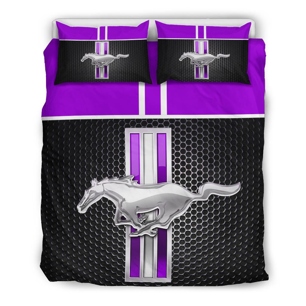 Ford Mustang Purple Bedding Set