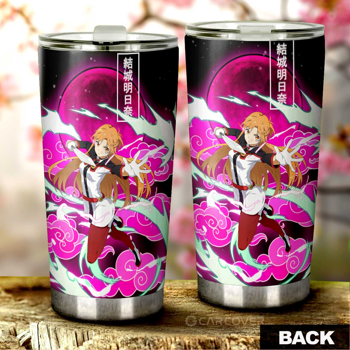 Asuna Yuuki Tumbler Cup Custom Sword Art Online Anime Car Accessories