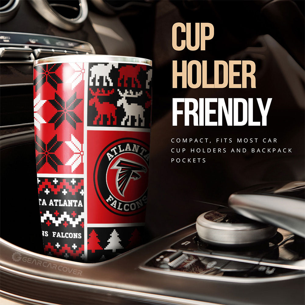 Atlanta Falcons Tumbler Cup Custom Ugly Style Car Accessories