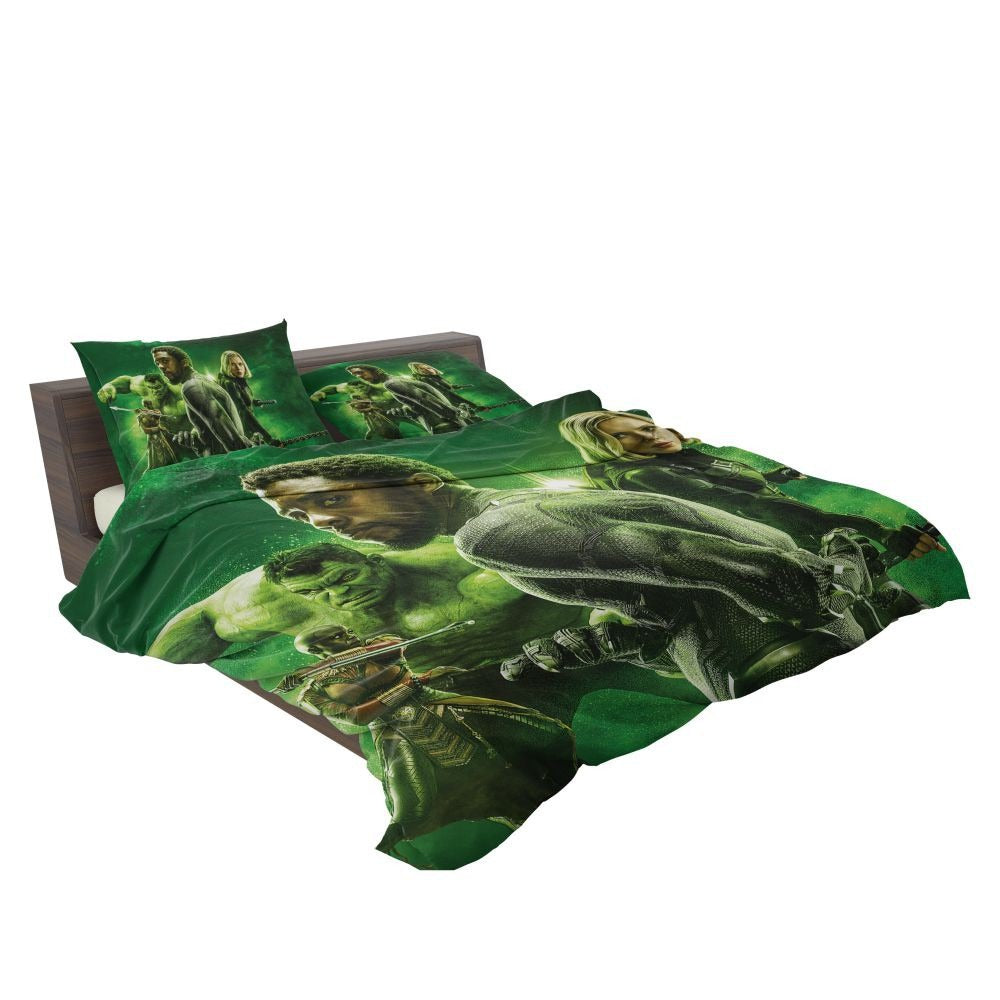 Avengers Infinity War Okoye Black Panther Black Widow Hulk Bedding Set