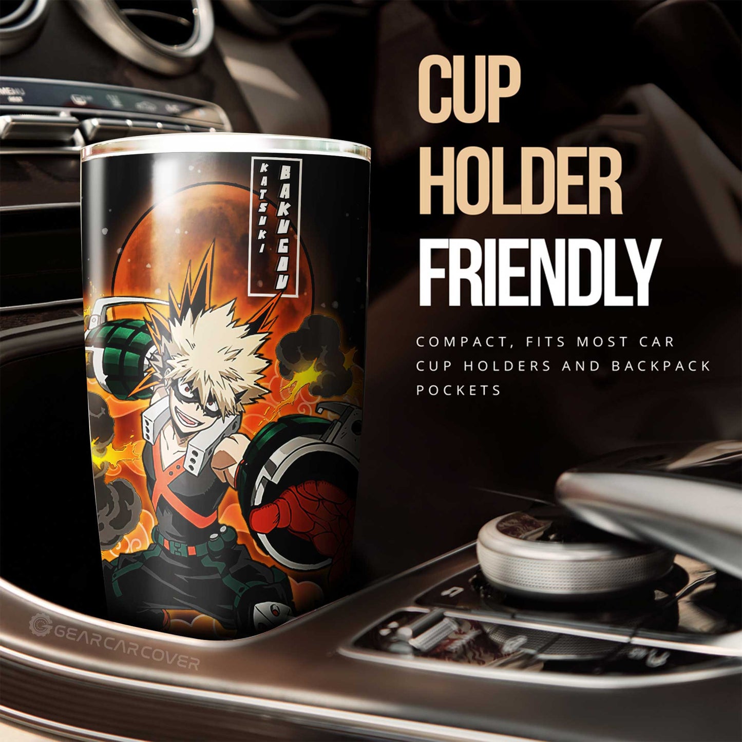 Bakugo And Eijirou Tumbler Cup Custom Car Accessories