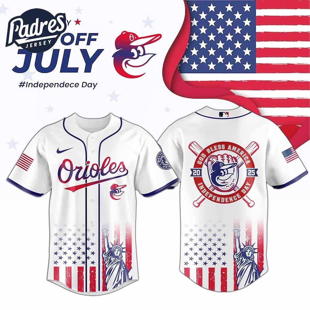 Baltimore Orioles Special Independence Day 2025 Baseball Jersey - Padres Jersey Oasis: Elevate Your Baseball Style Game