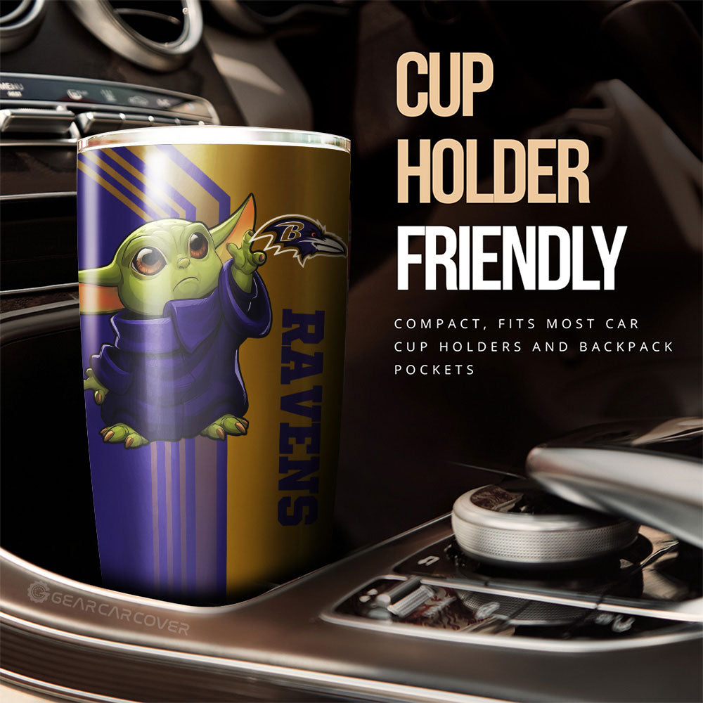 Baltimore Ravens Tumbler Cup Custom Car Accessories
