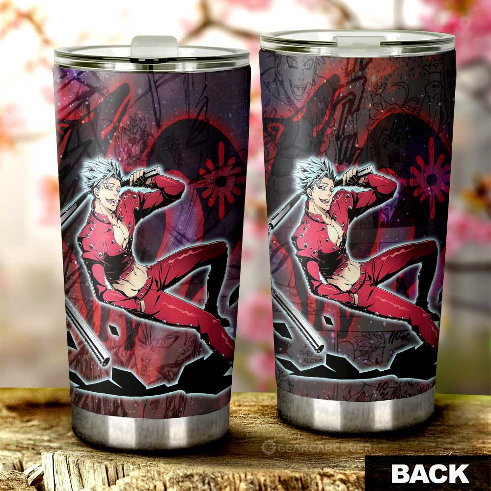 Ban Tumbler Cup Custom Seven Deadly Sins Anime Galaxy Manga Style