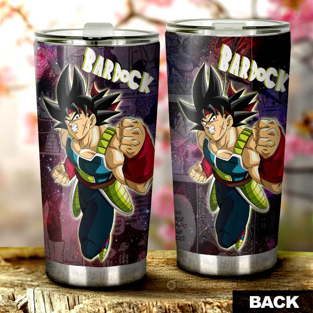 Bardock Tumbler Cup Custom Car Accessories Manga Galaxy Style