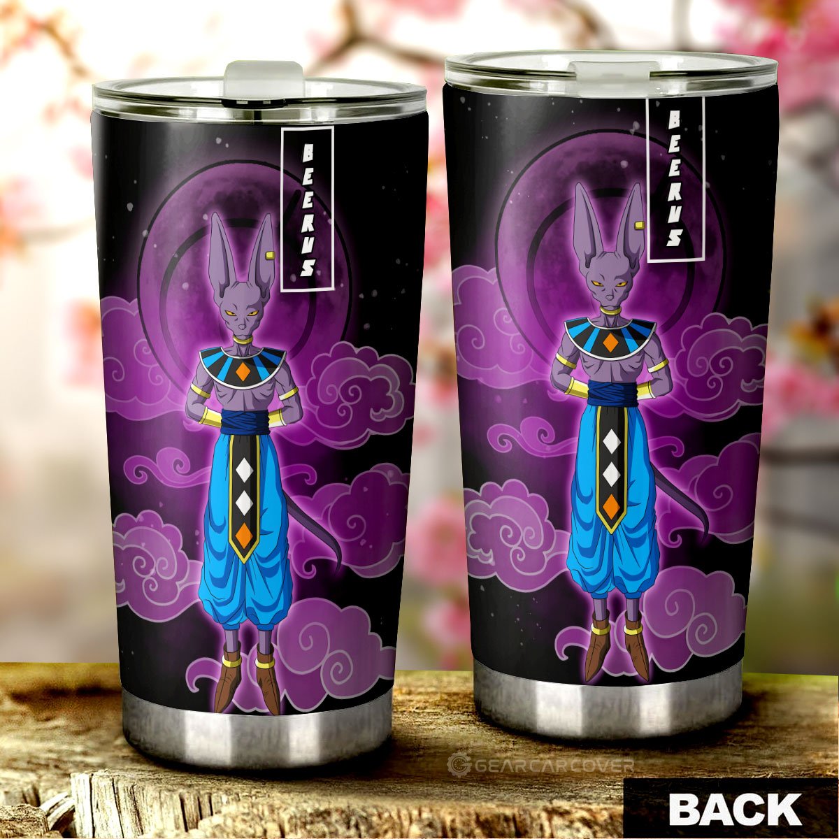 Beerus Tumbler Cup Custom Car Accessories