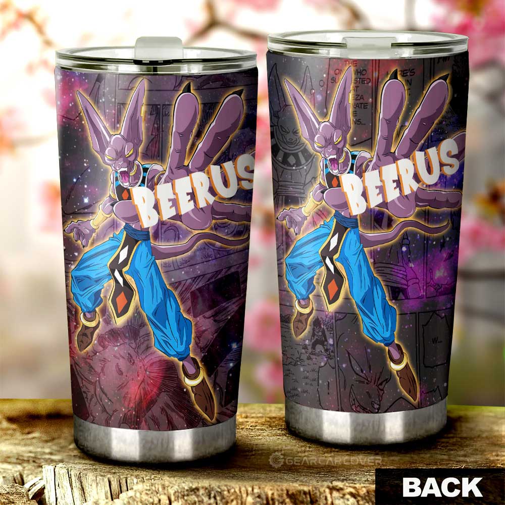 Beerus Tumbler Cup Custom Car Accessories Manga Galaxy Style