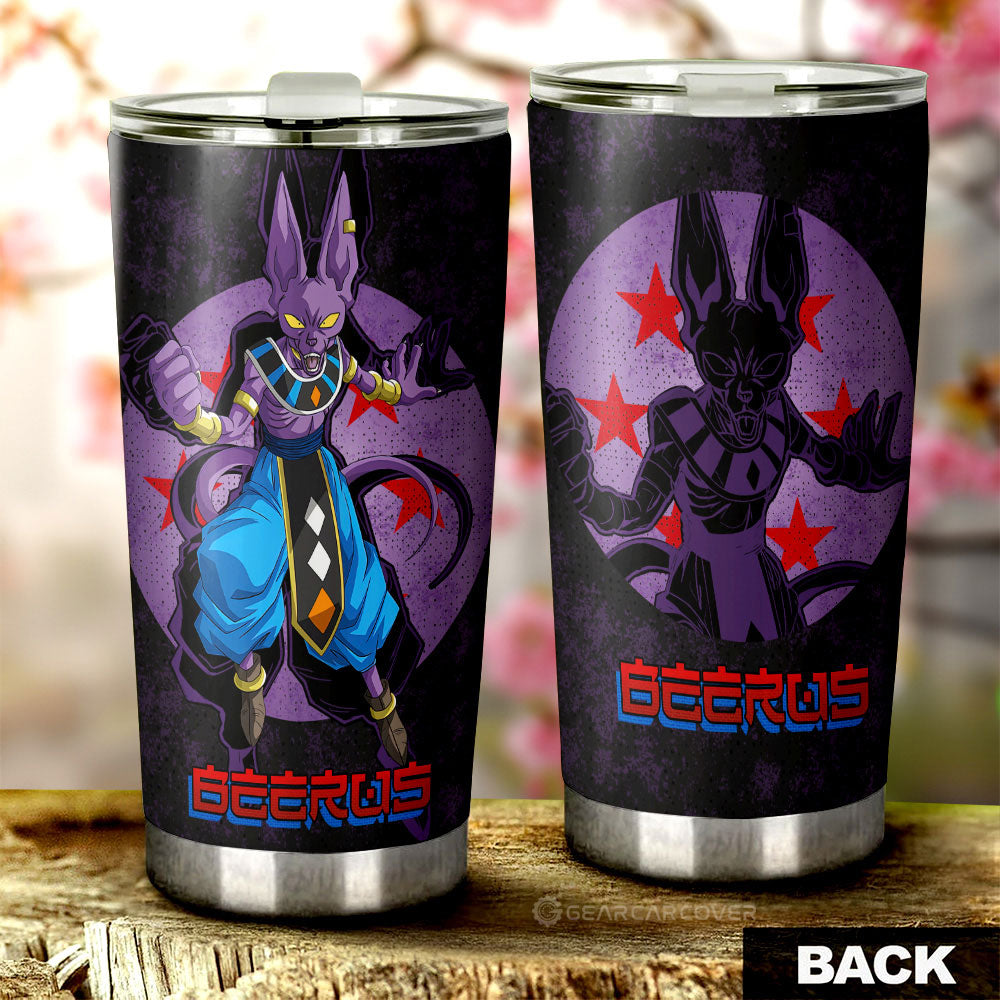 Beerus Tumbler Cup Custom Dragon Ball Car Accessories