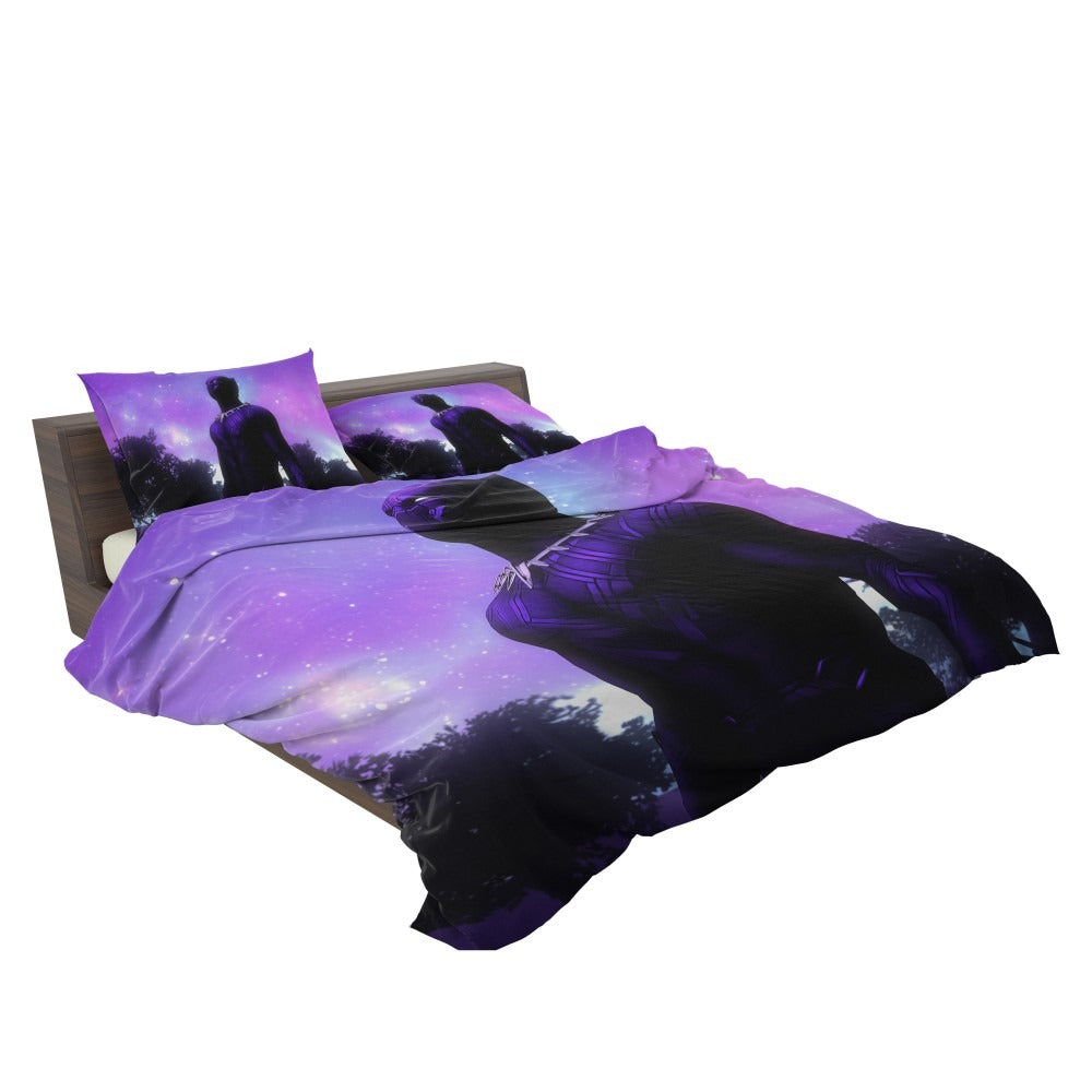 Black Panther Movie Artistic Marvel Comics Bedding Set