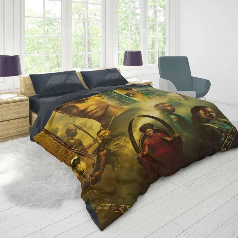Black Panther Wakanda Forever Movie Namor the Sub-Mariner Duvet Cover