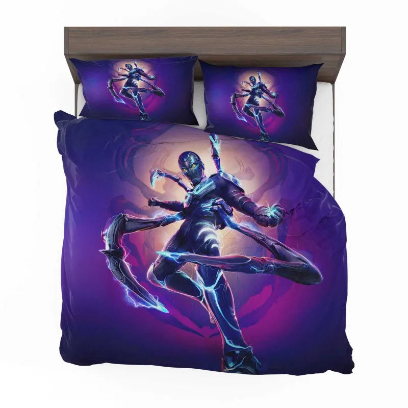 Blue Beetle Rise of Hero Bedding Set