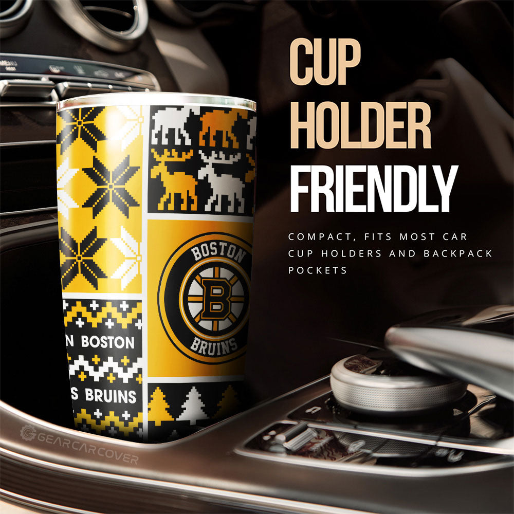 Boston Bruins Tumbler Cup Custom Ugly Style Car Accessories