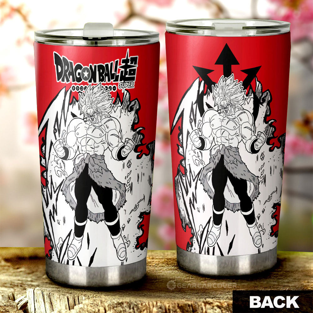 Broly Tumbler Cup Custom Car Accessories Manga Style