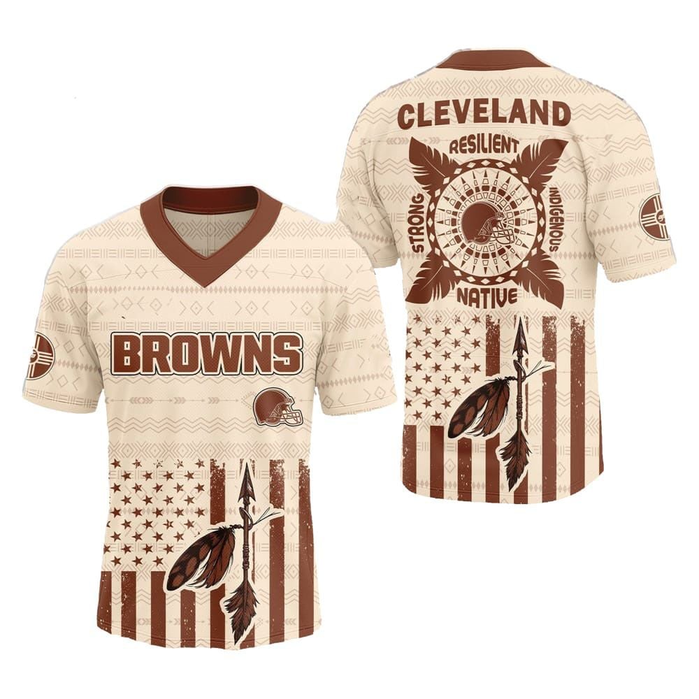 Browns Native American Jersey 2025 - Grishko.com