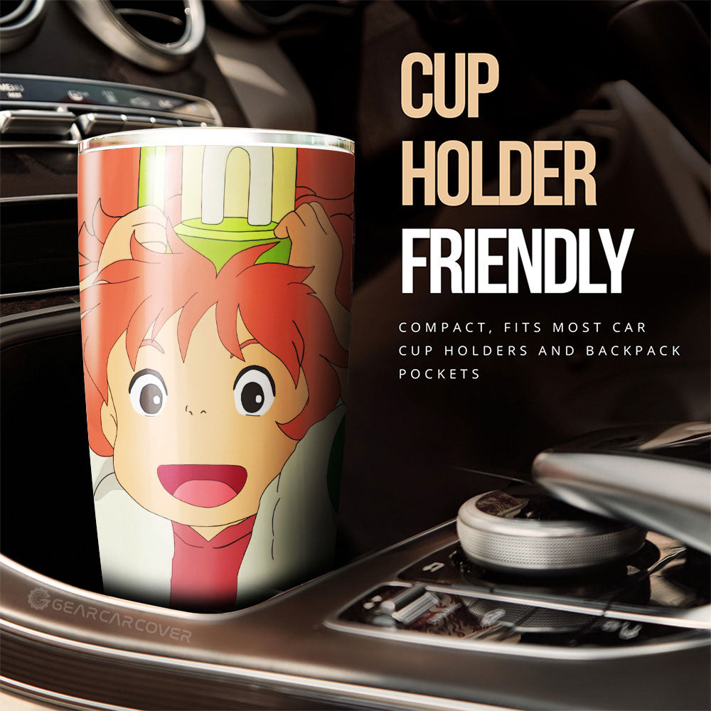 Brunhilde Tumbler Cup Custom Ponyo On The Cliff Car Accessories