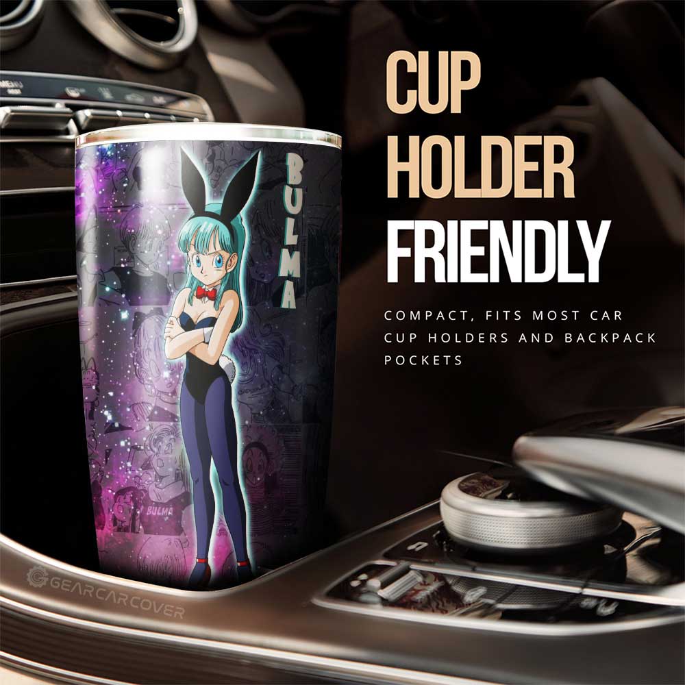 Bulma And Vegeta Tumbler Cup Custom Car Accessories Galaxy Style