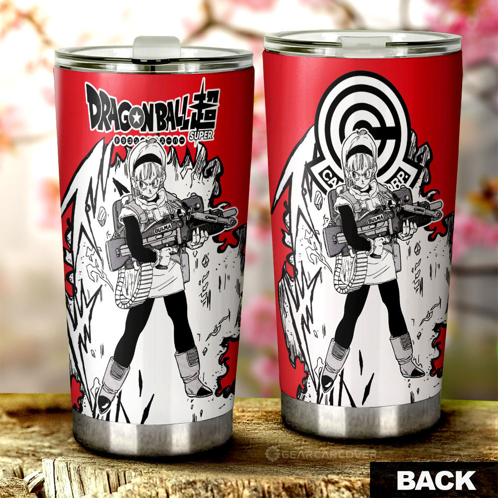 Bulma Tumbler Cup Custom Dragon Ball Anime Car Accessories Manga Style