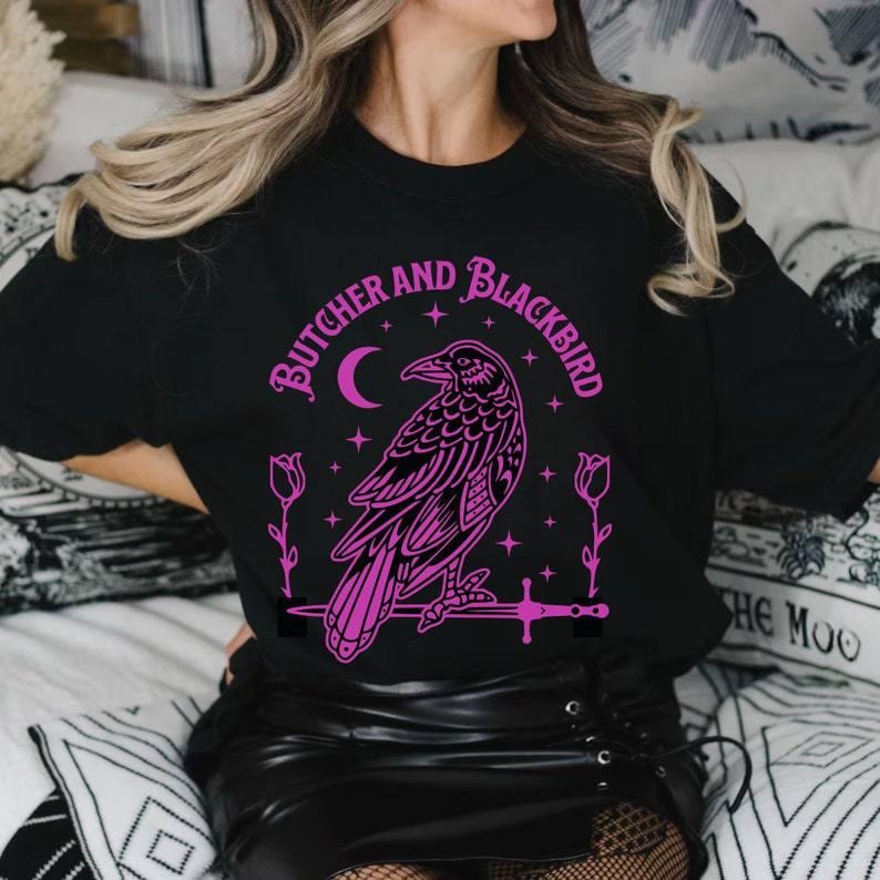 Butcher and Blackbird Smut Shirt STFUATTDLAGG Dark Romance Morally Grey Romantasy Bookish merch Booktok Merchstyle{n002}2