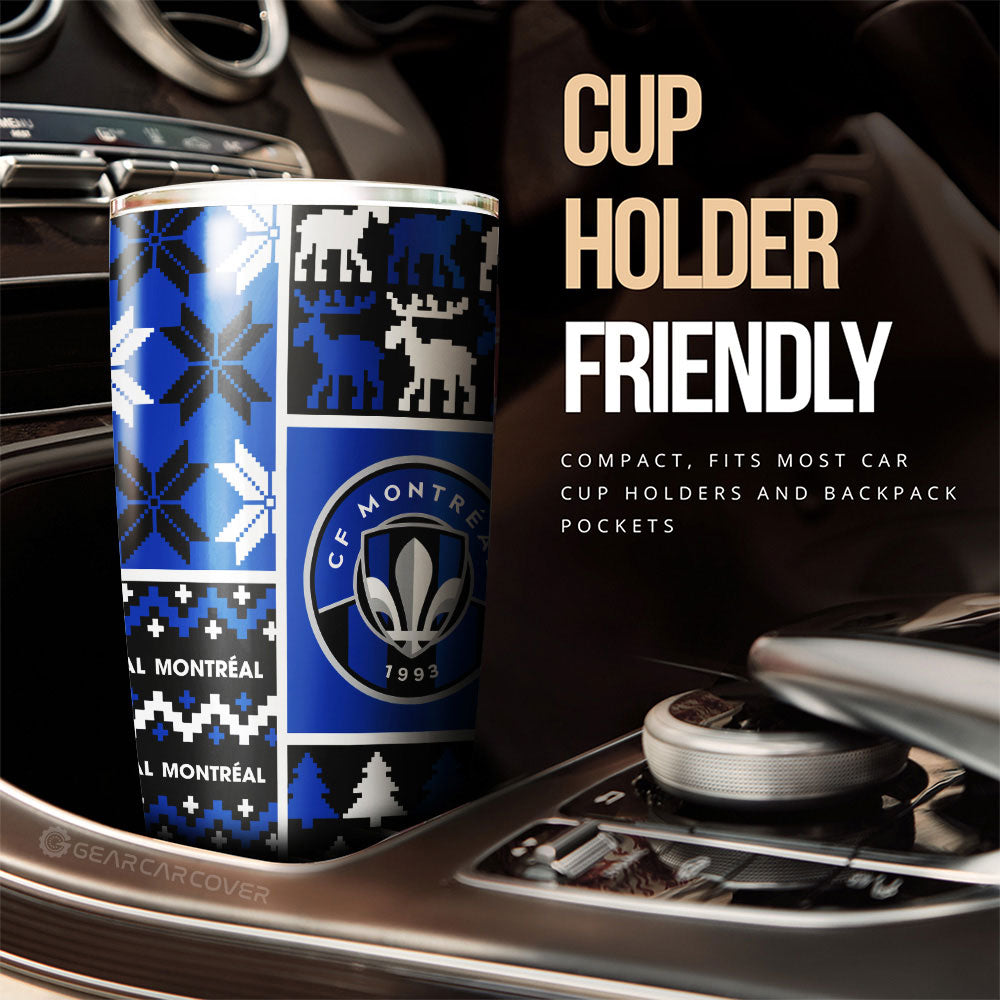 CF Montréal Tumbler Cup Custom Ugly Style Car Accessories