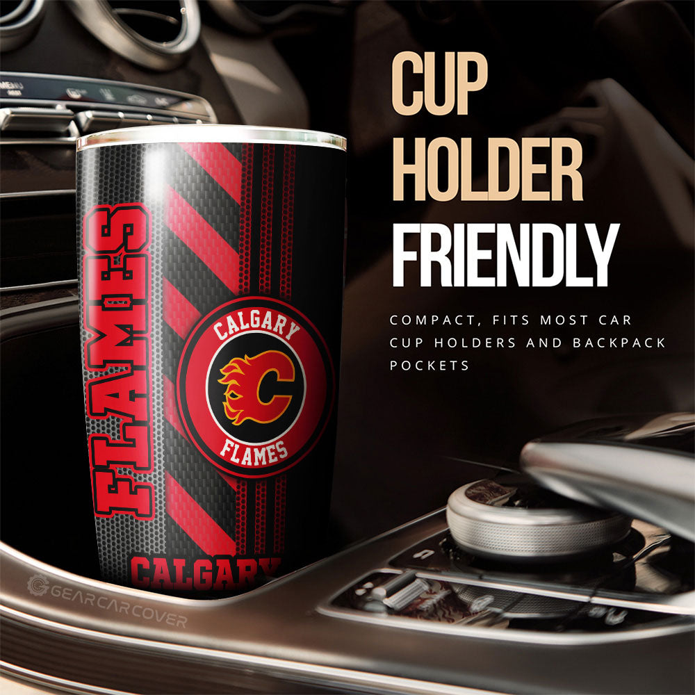 Calgary Flames Tumbler Cup Custom Car Accessories