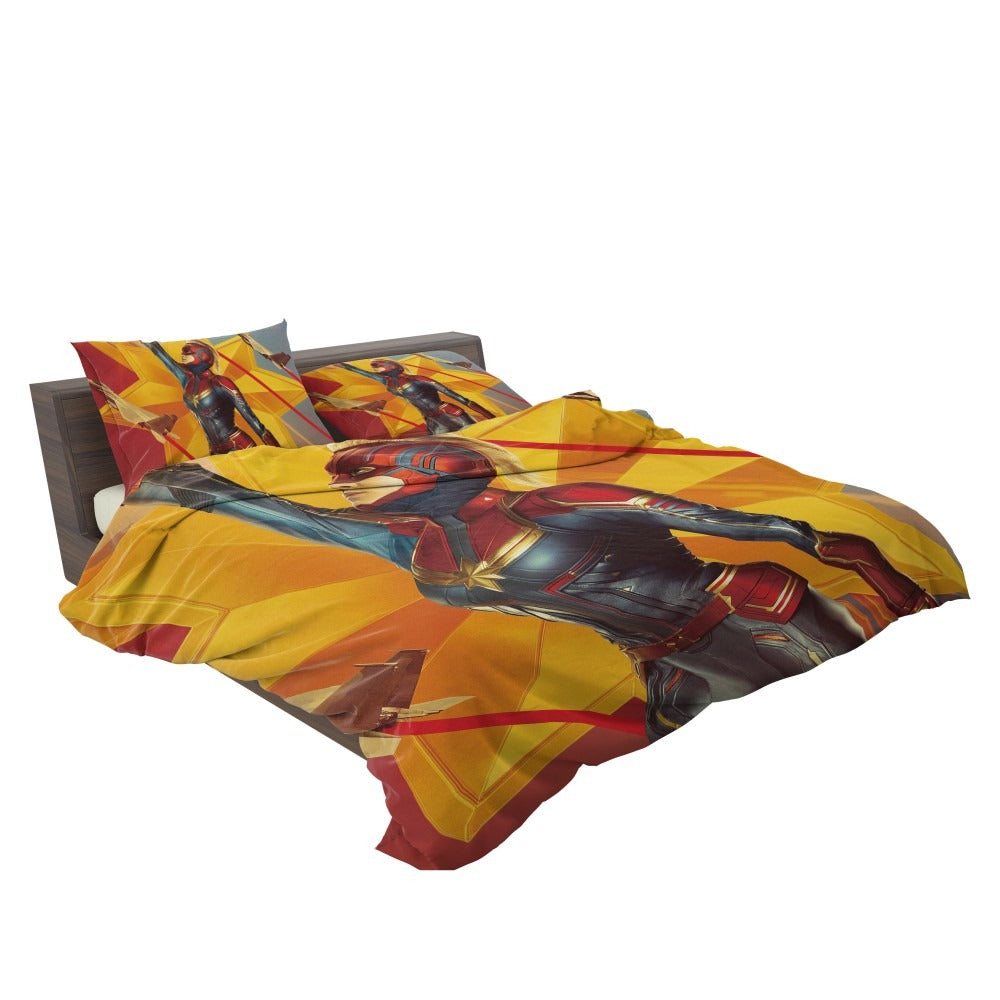 Captain Marvel Movie Brie Larson Avenger Bedding Set