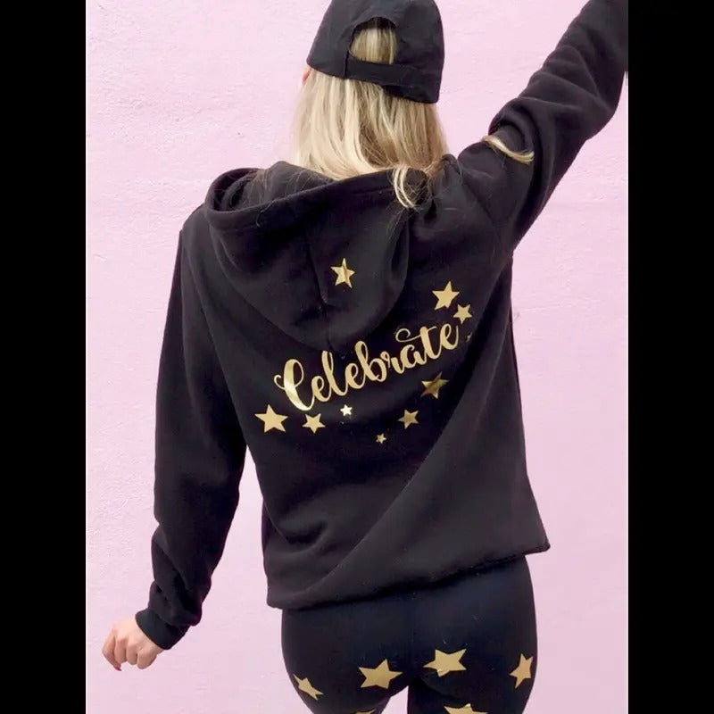 Celebrate Black Hoodie