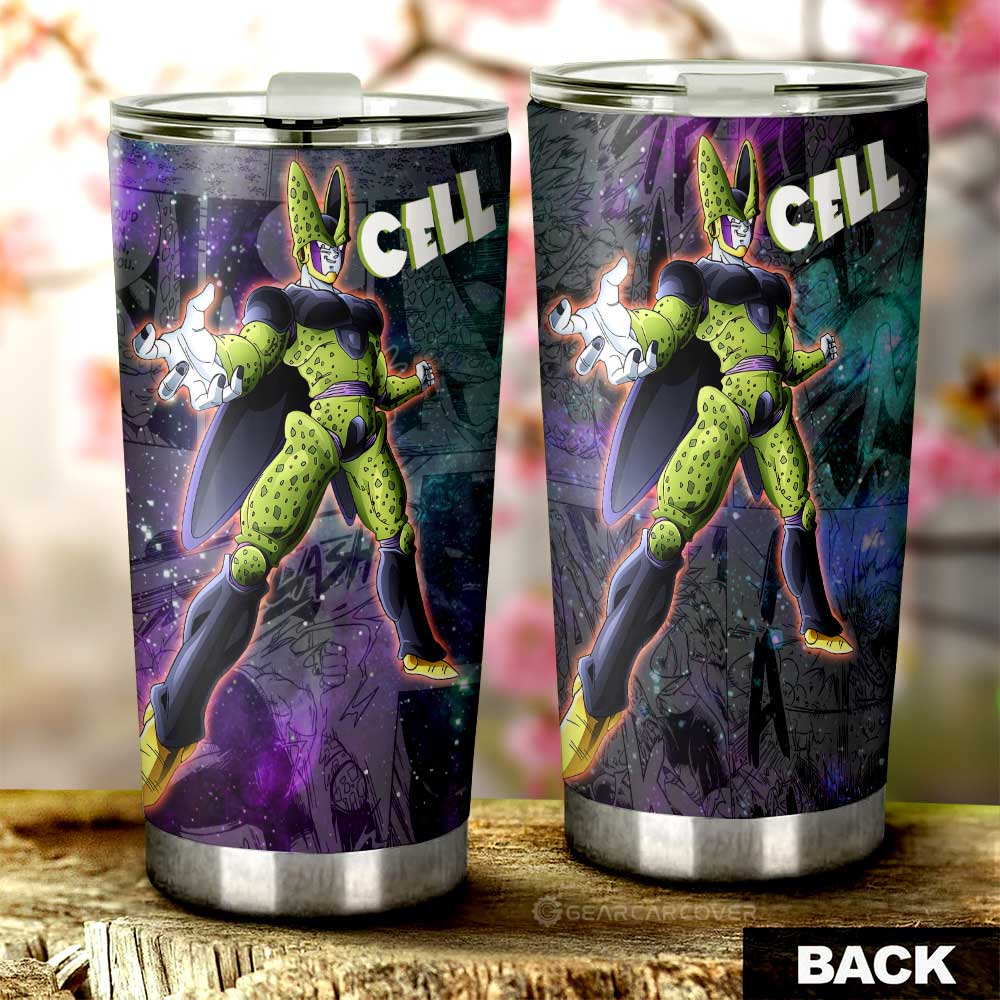 Cell Tumbler Cup Custom Dragon Ball Anime Car Accessories Manga Galaxy Style