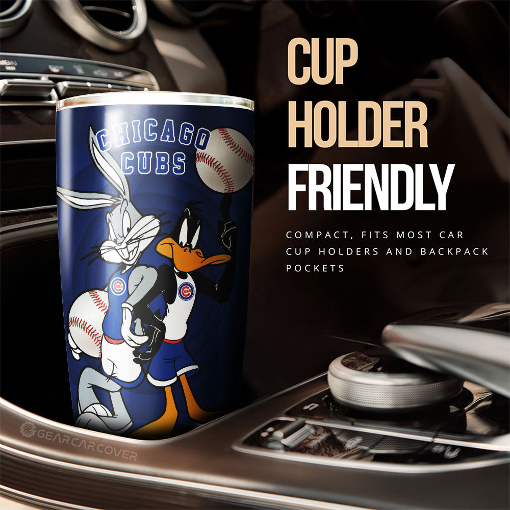 Chicago Cubs Tumbler Cup Custom Car Accessories