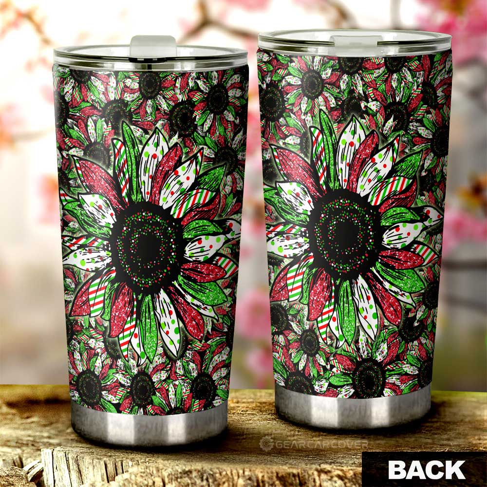 Christmas Sunflower Tumbler Cup Custom Car Decoration